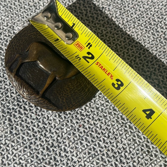 James Avery Bronze Deer Belt Buckle - Picture 4 of 5